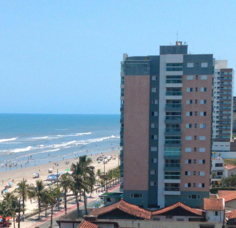 Apartamento Temporada Pe Na Areia Mongaguá Dış mekan fotoğraf