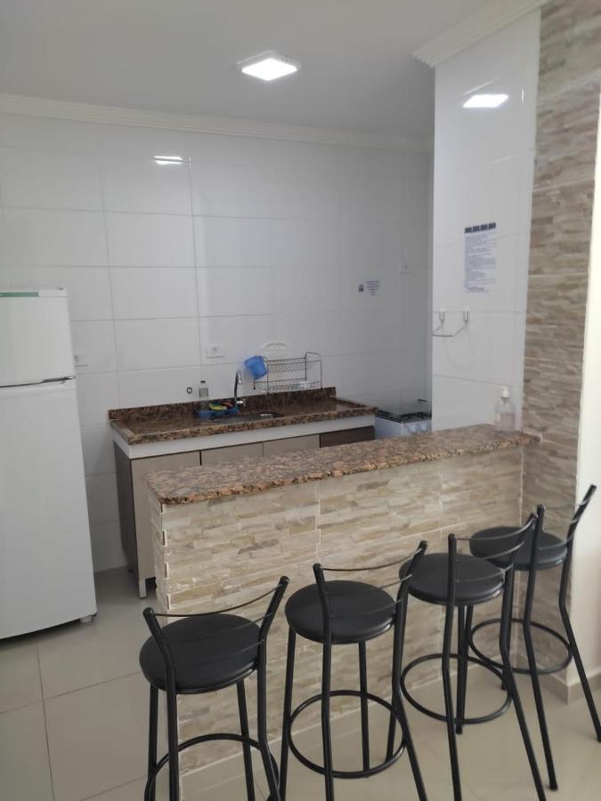 Apartamento Temporada Pe Na Areia Mongaguá Dış mekan fotoğraf